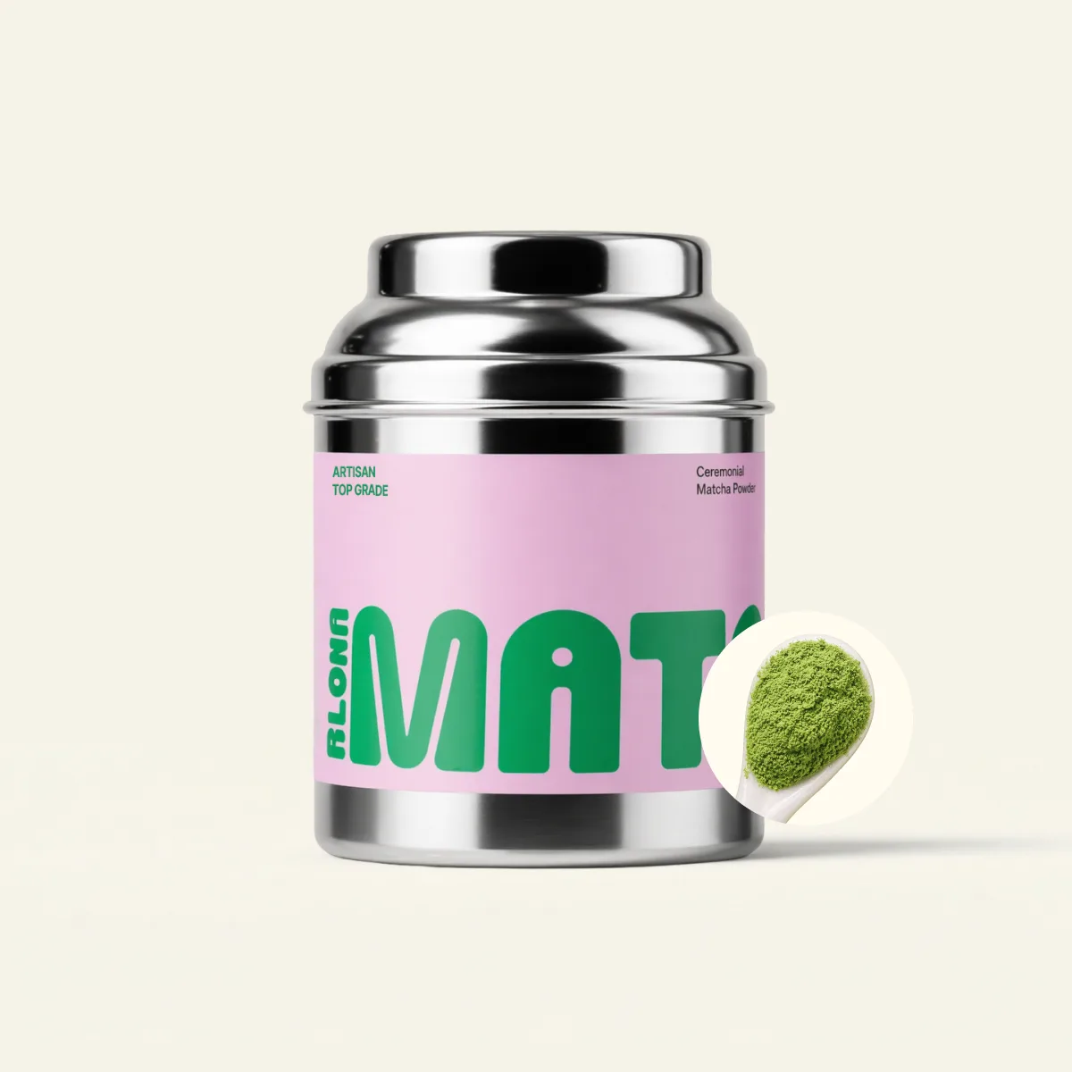 Aloha Matcha — opakowanie produktu Aloha Fungi