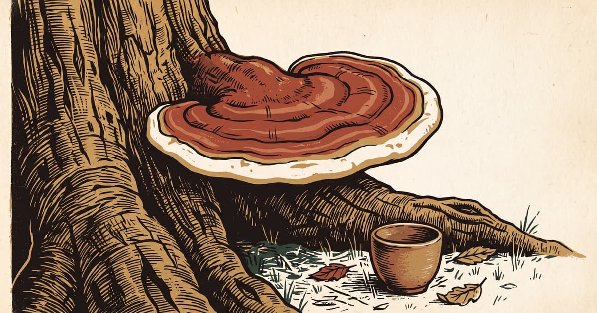 Reishi w rytmie dnia: grzyb wieczornego rytuału