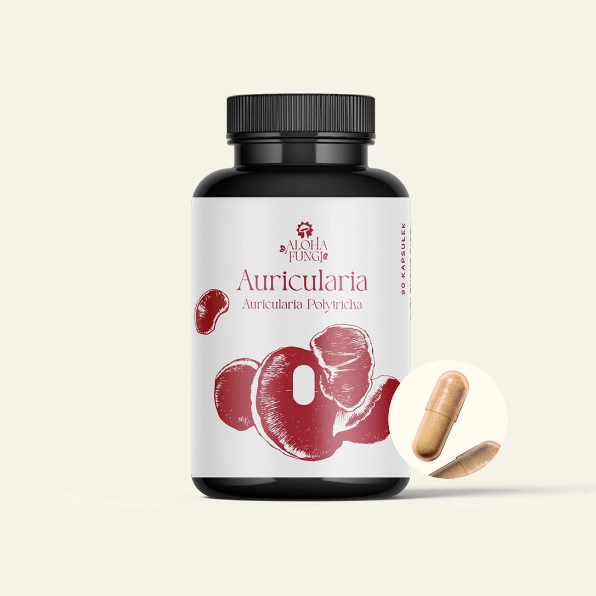 Auricularia — opakowanie produktu Aloha Fungi