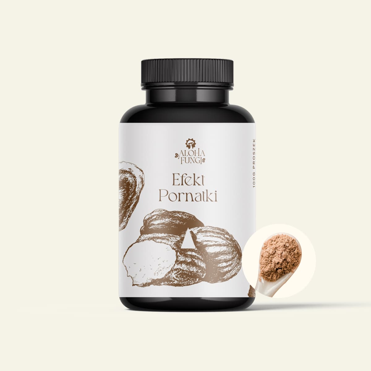 Pornatka — opakowanie produktu Aloha Fungi