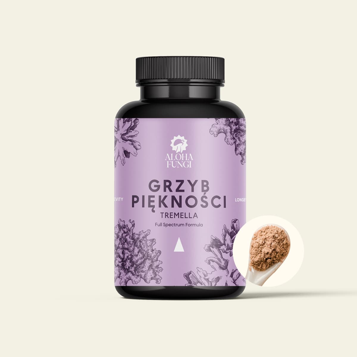 Tremella — opakowanie produktu Aloha Fungi